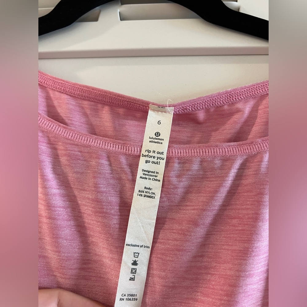 Lululemon Pink Tank - Picture 3 of 5
